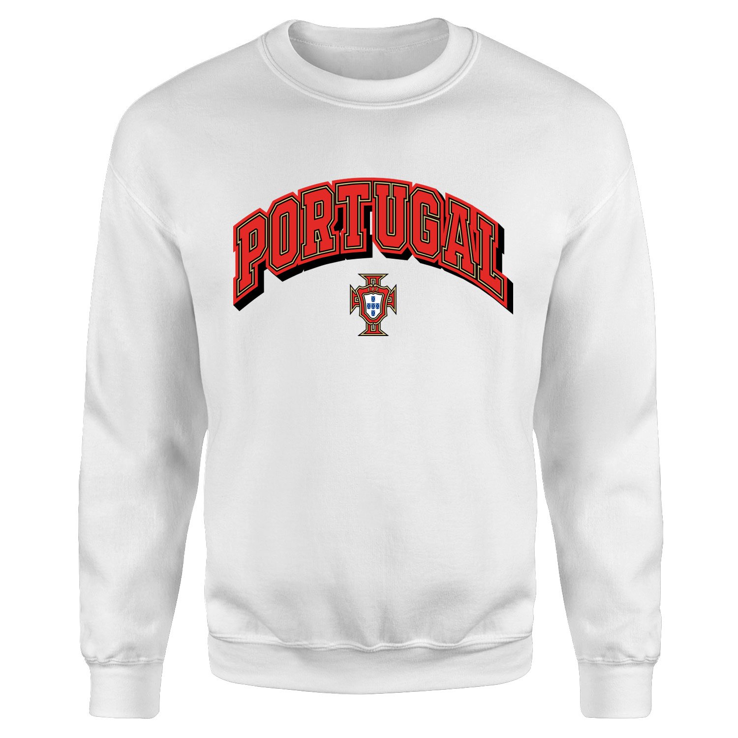 Portekiz 2026 Varsity Sweatshirt XL - Beyaz