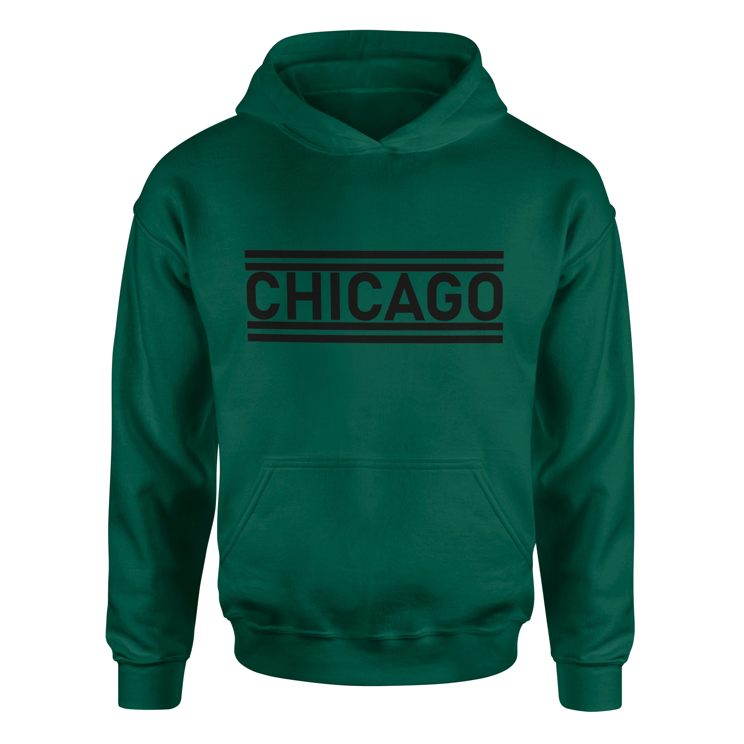 Chicago Lines Hoodie M - Nefti Yeşili