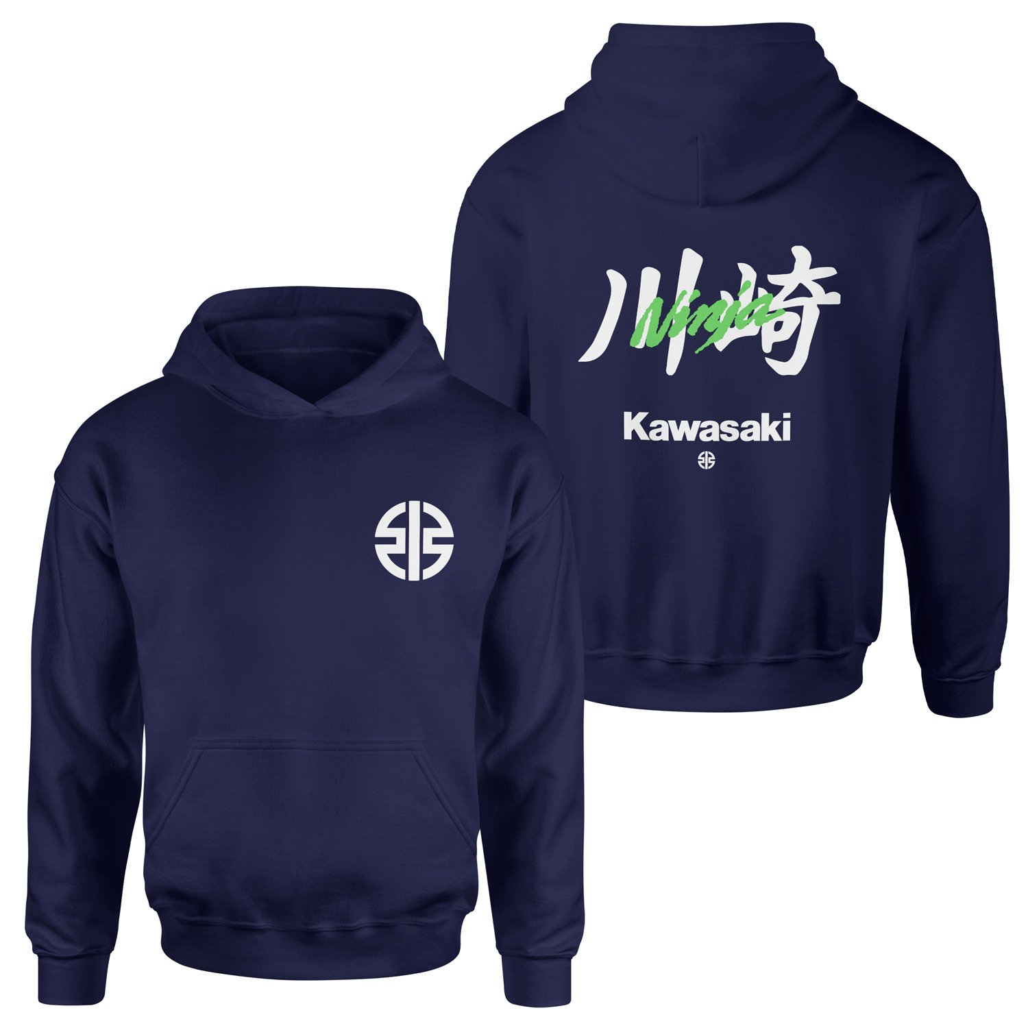 Kawasaki Ninja Superbike Supremacy Hoodie XL - İndigo Mavisi