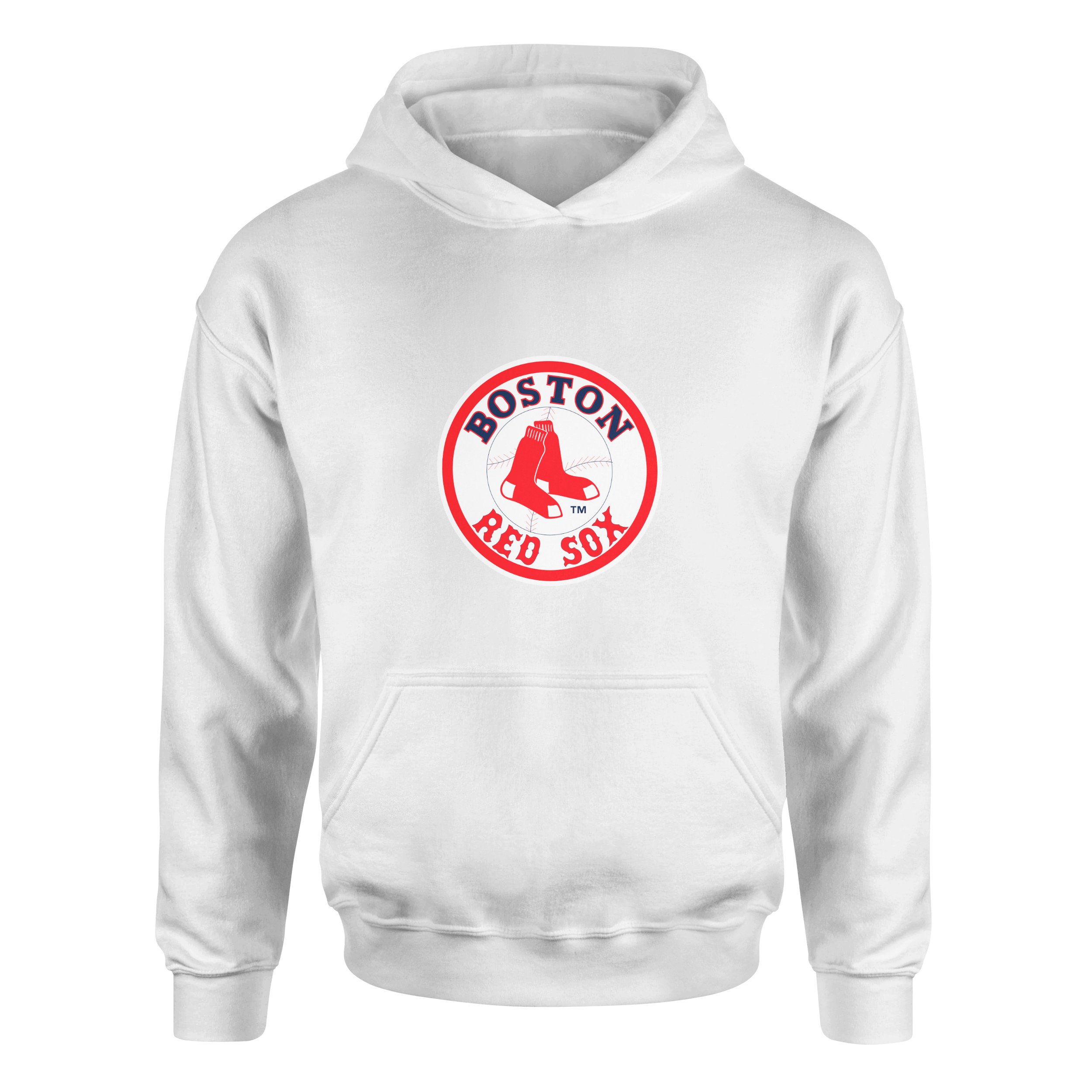 Boston RED SOX Baseball Hoodie M - Beyaz