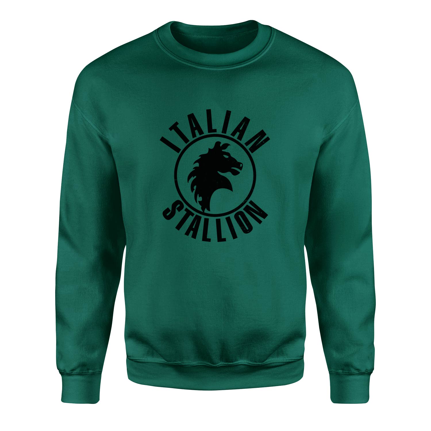 Italian Stallion Sweatshirt M - Nefti Yeşili