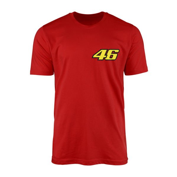 Rossi 46 Yellow Power Tişört XXL - Kırmızı