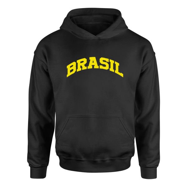 BRASIL Hoodie M - Siyah