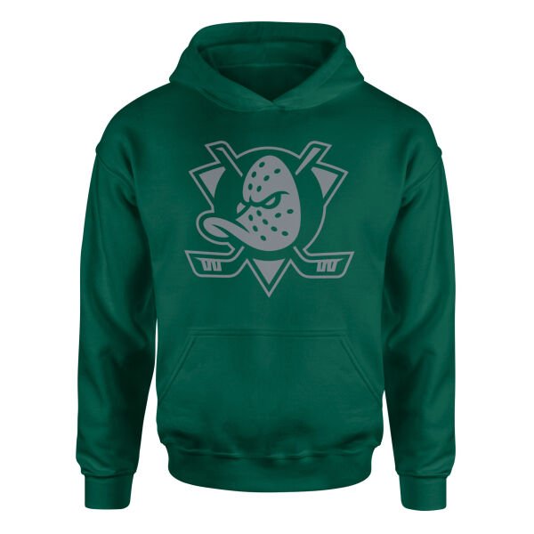 Anaheim Ducks Muted Shield Hoodie M - Nefti Yeşili