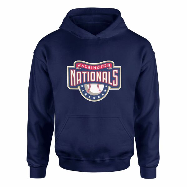 Washington NATIONALS Retro Hoodie M - İndigo Mavisi