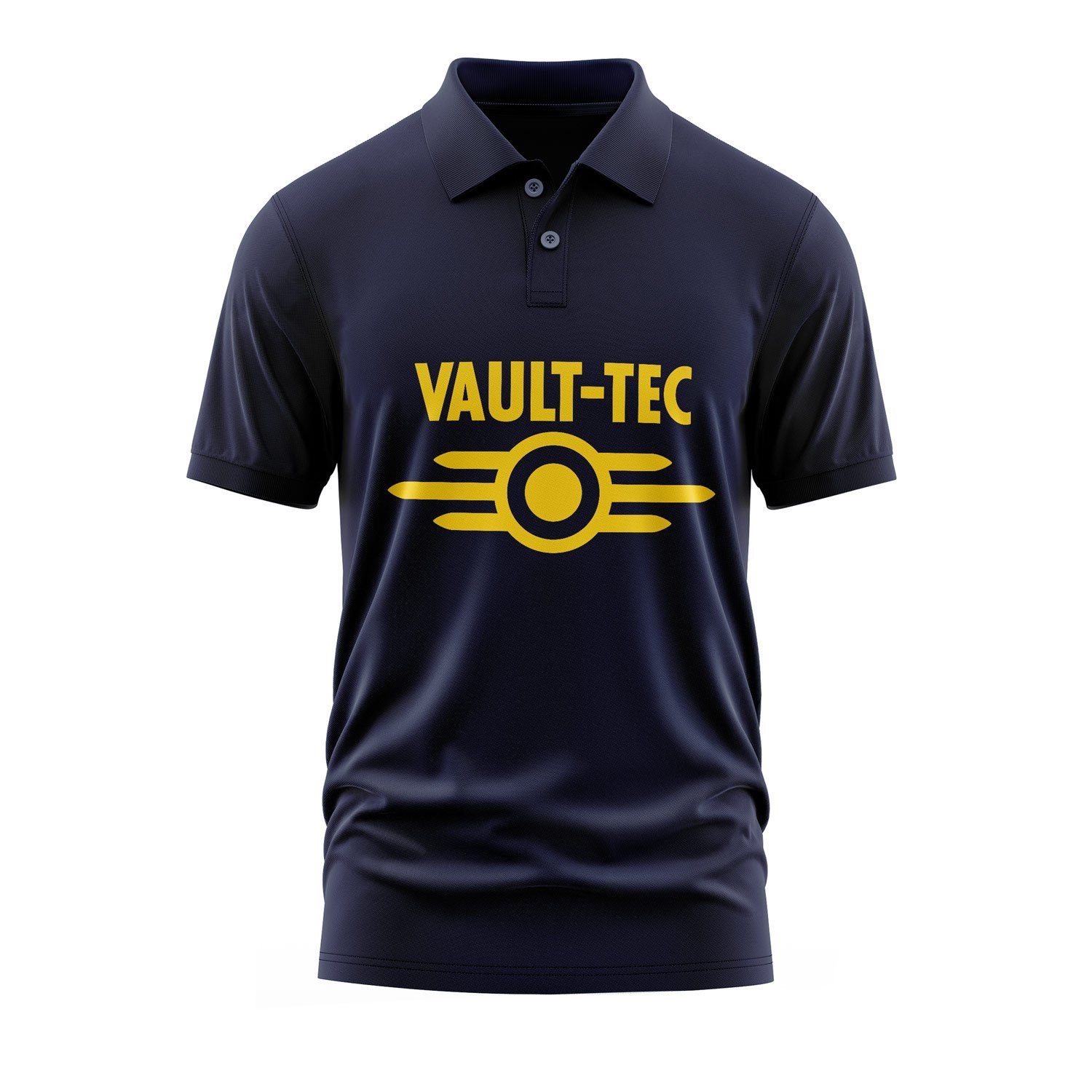Vault-Tec Corporation | Fallout Polo Tişört XXL - İndigo Mavisi