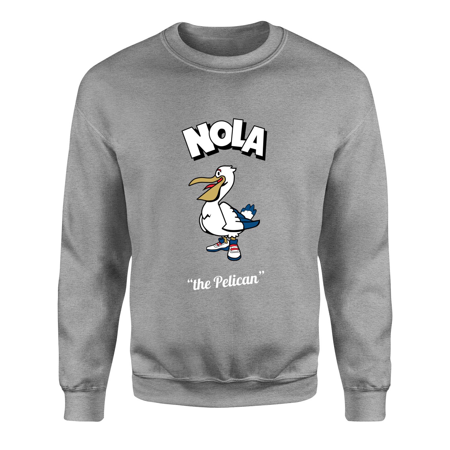 NOLA Cartoon Sweatshirt L - Gri