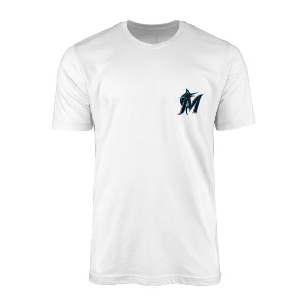 Miami Marlins Tişört S - Beyaz