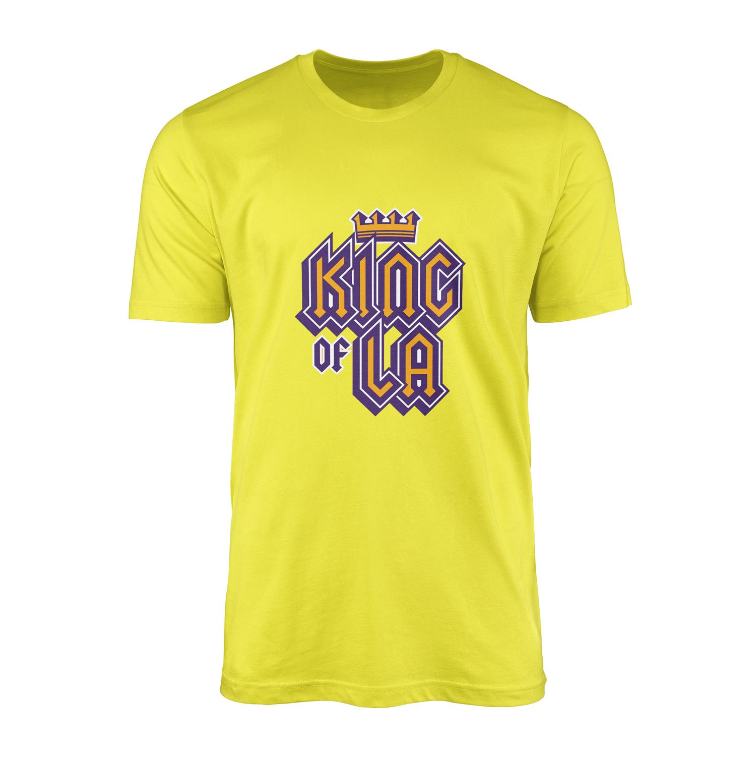 King of LA Tişört XXL - Sarı