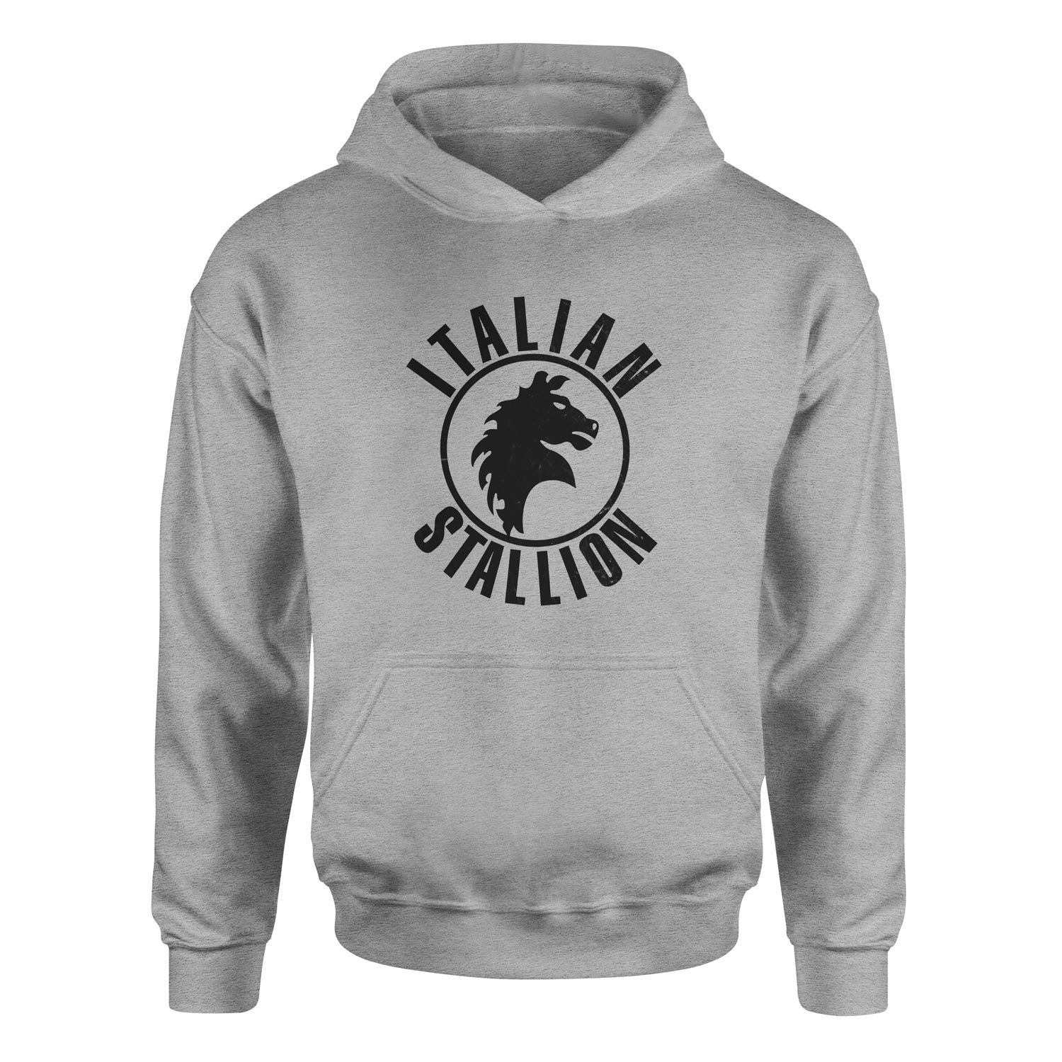 Italian Stallion Hoodie L - Gri