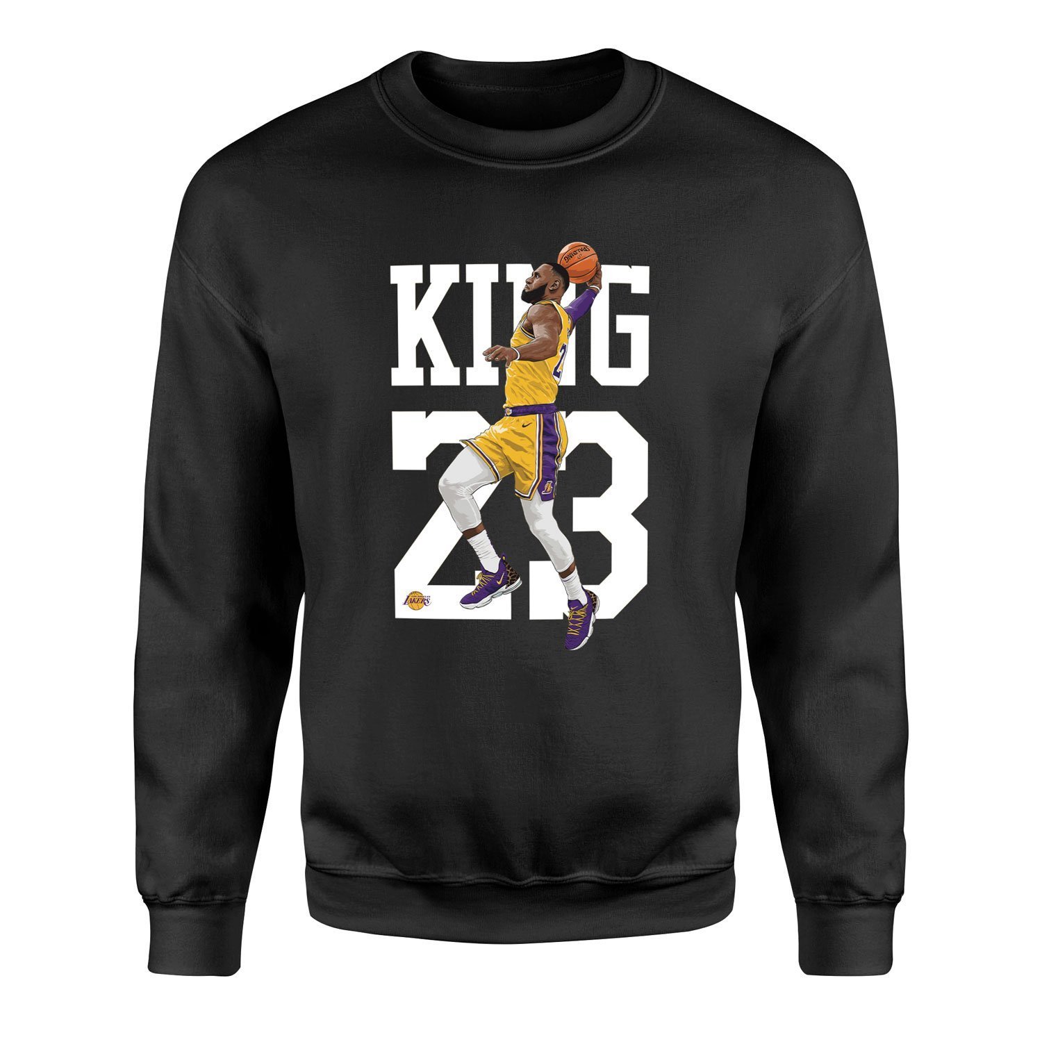 LeBron James Dunk LA Sweatshirt M - Siyah | OUTLET