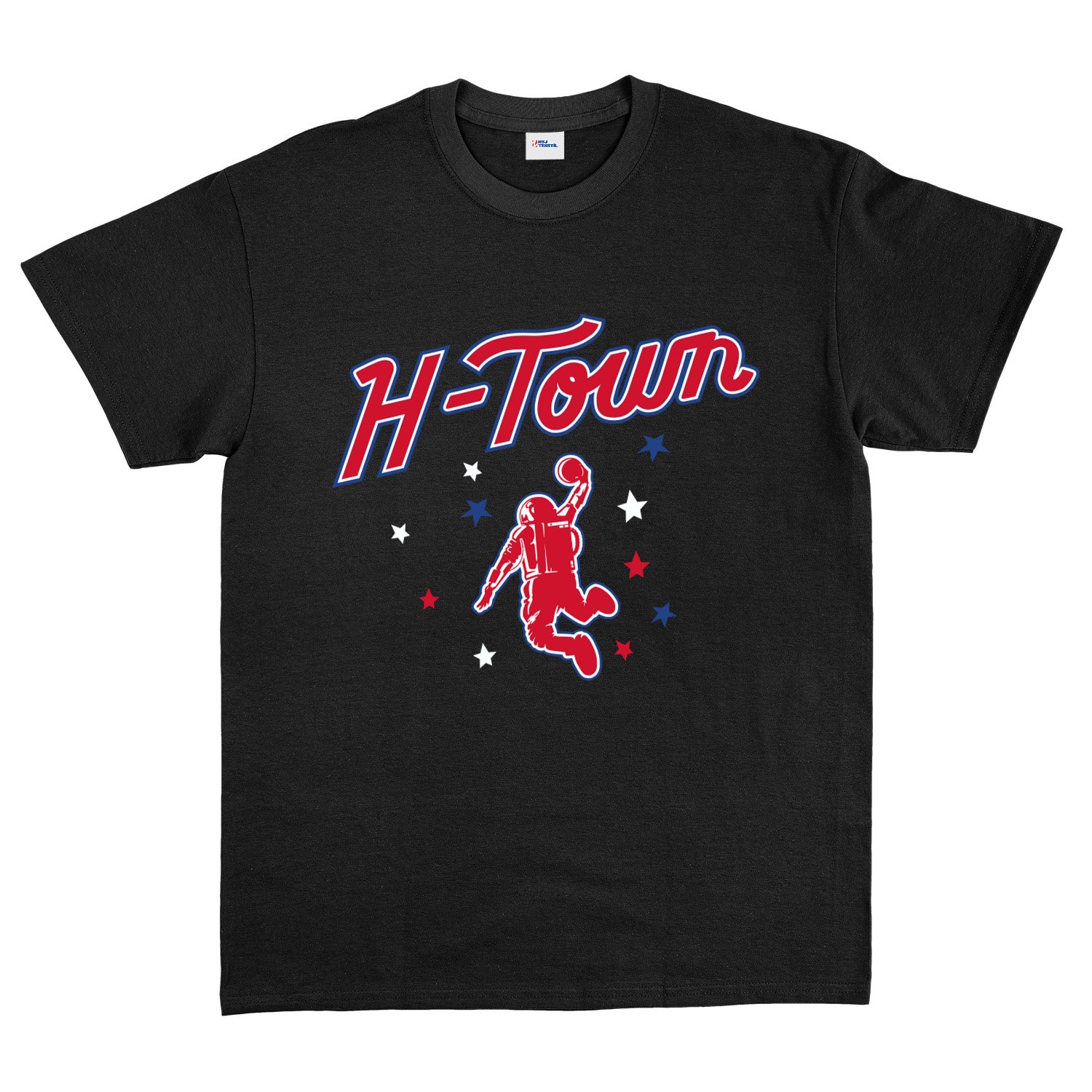 H-TOWN Rockets Tişört L - Siyah