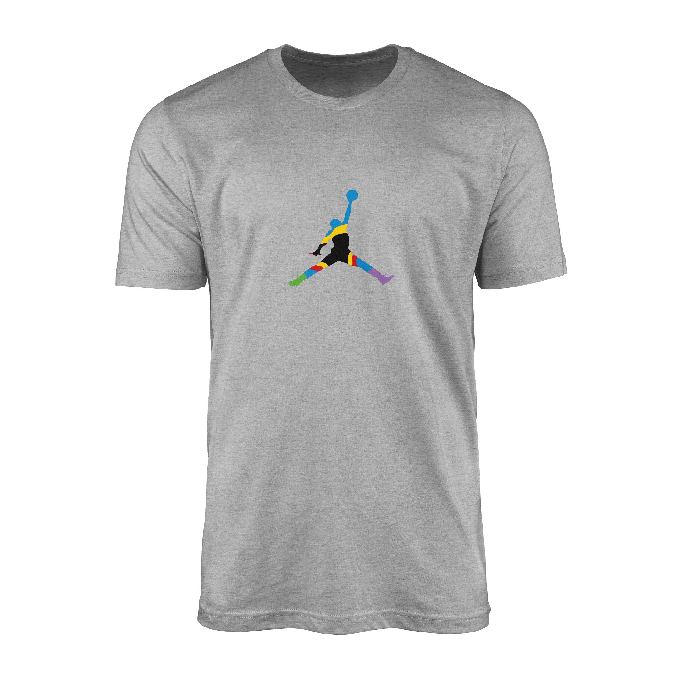 Air Jordan Colorful Tişört M - Gri