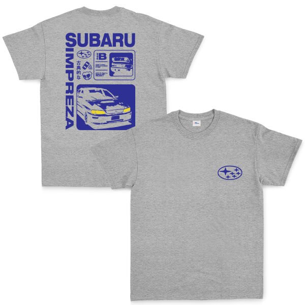 Subaru Impreza Tişört S - Gri