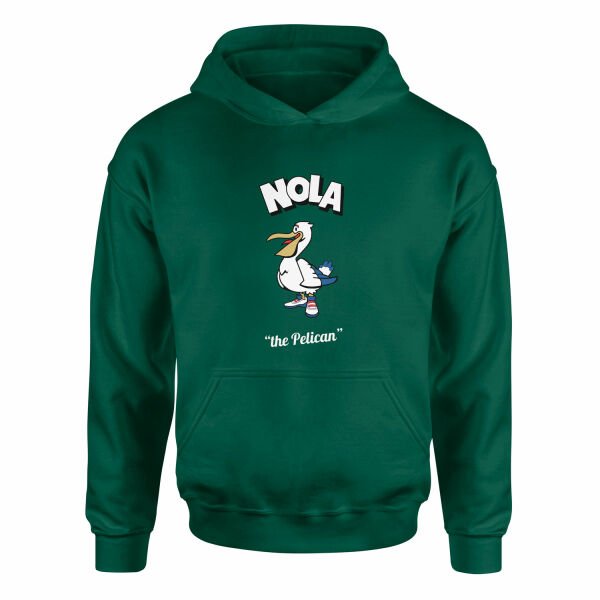 NOLA Cartoon Hoodie XL - Nefti Yeşili