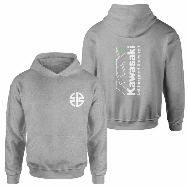 Kawasaki KX FOX Let The Good Times Roll Hoodie XL - Gri