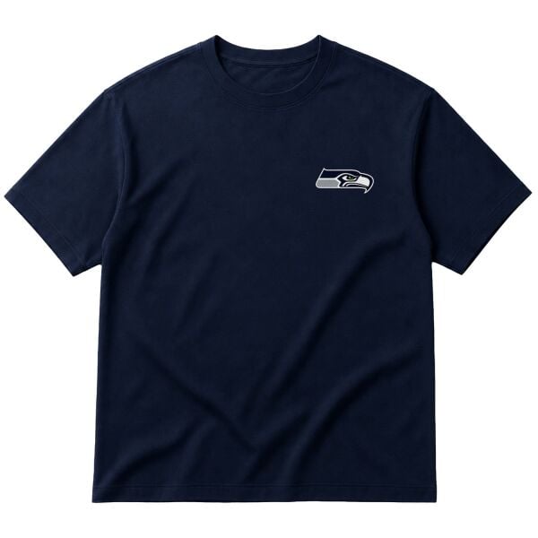Seattle Seahawks Oversize Tişört L - İndigo Mavisi | OUTLET