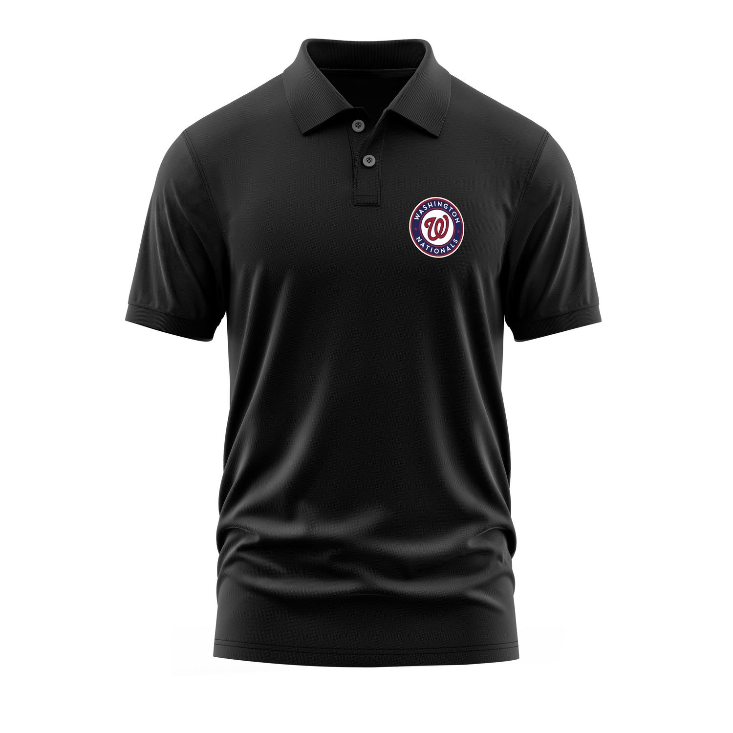 Washington Nationals Polo Tişört M - Siyah