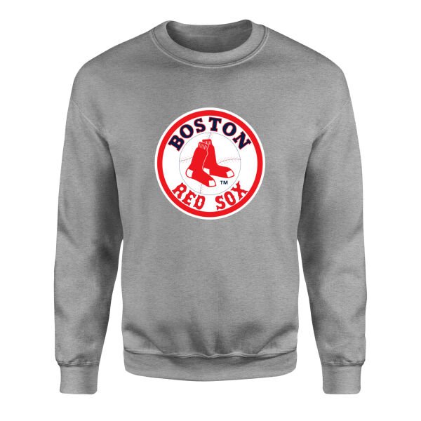 Boston RED SOX Baseball Sweatshirt L - Gri