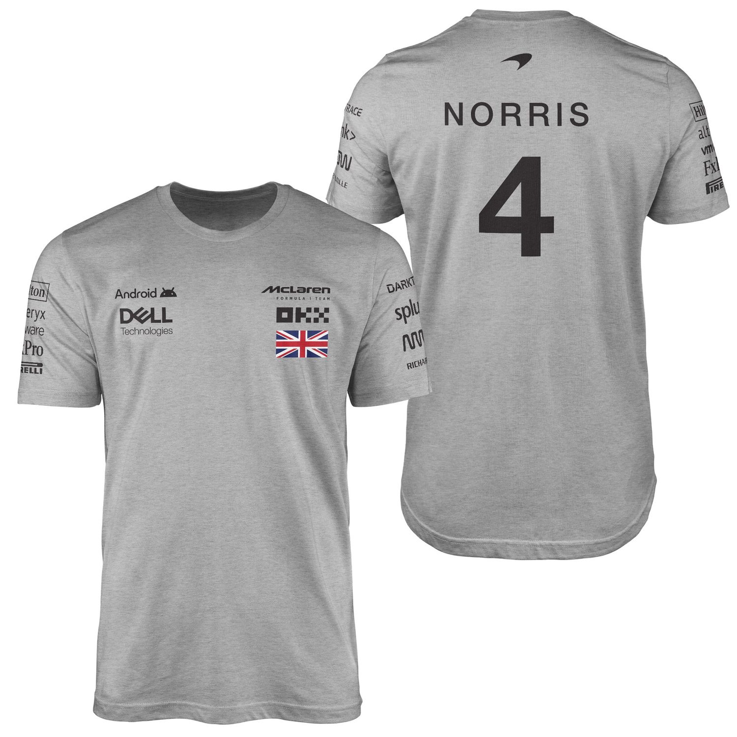 Lando Norris | Driver Edition Tişört S - Gri