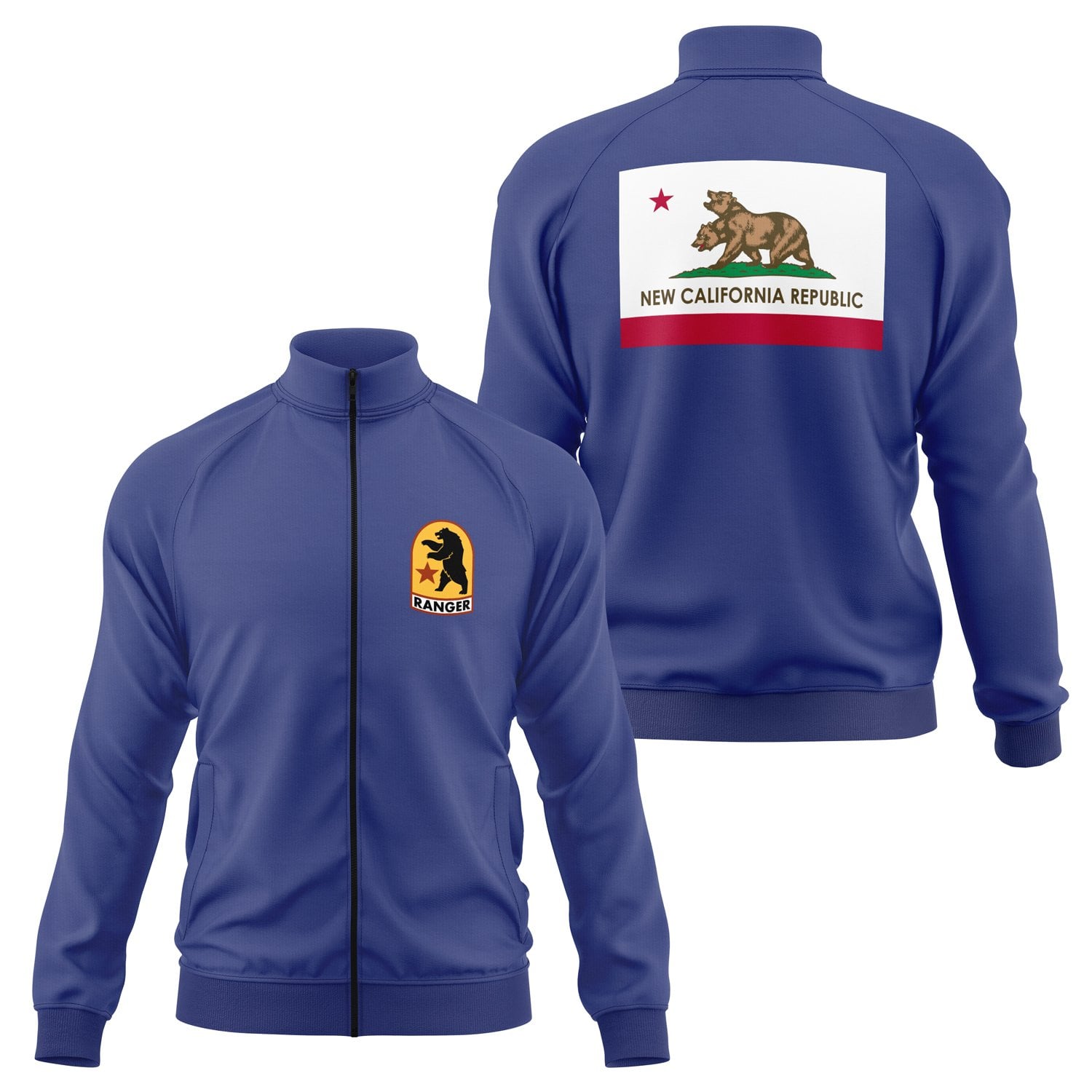 NCR Rangers Edition Fermuarlı Sweatshirt XXL - İndigo Mavisi