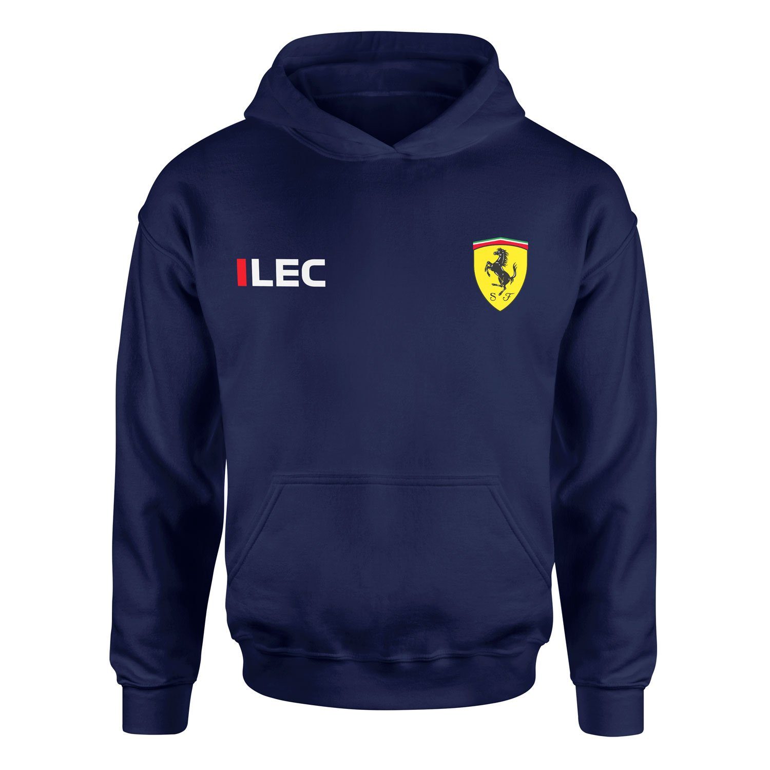 Charles Leclerc Ferrari #LEC ID Hoodie XL - İndigo Mavisi