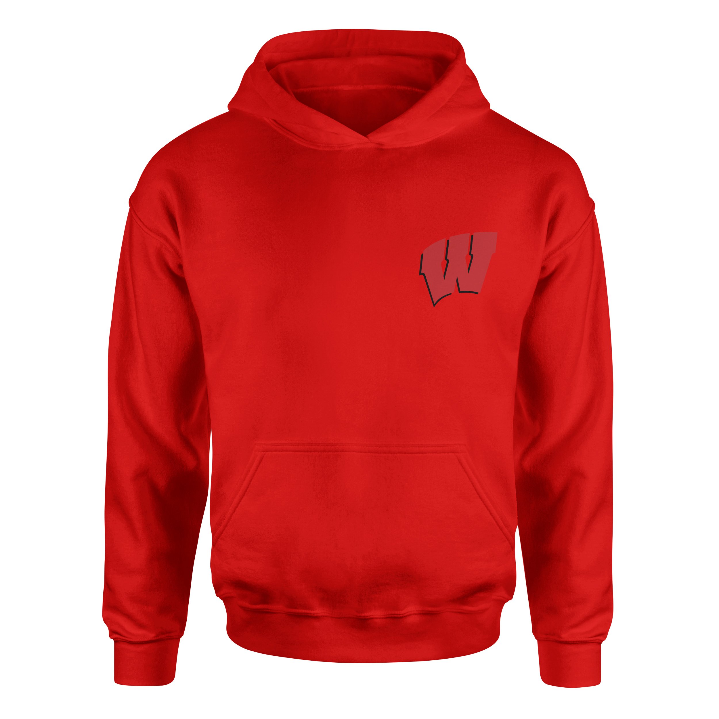 Wisconsin Badgers Hoodie L - Kırmızı