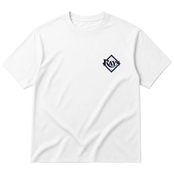 Tampa Bay Rays Oversize Tişört L - Beyaz