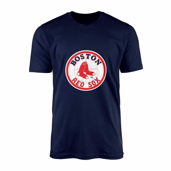 Boston RED SOX Baseball Tişört XL - İndigo Mavisi