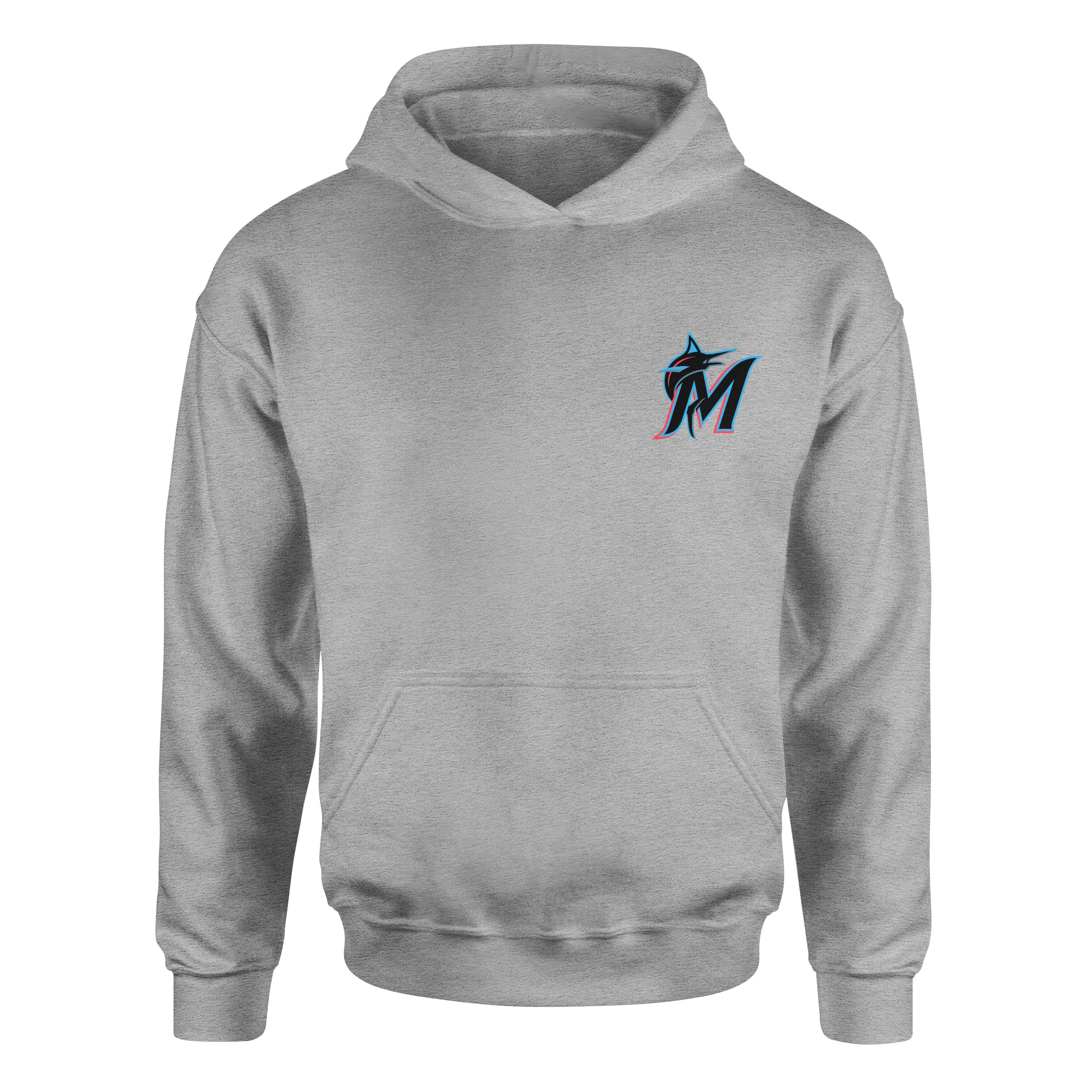 Miami Marlins Hoodie XXL - Gri