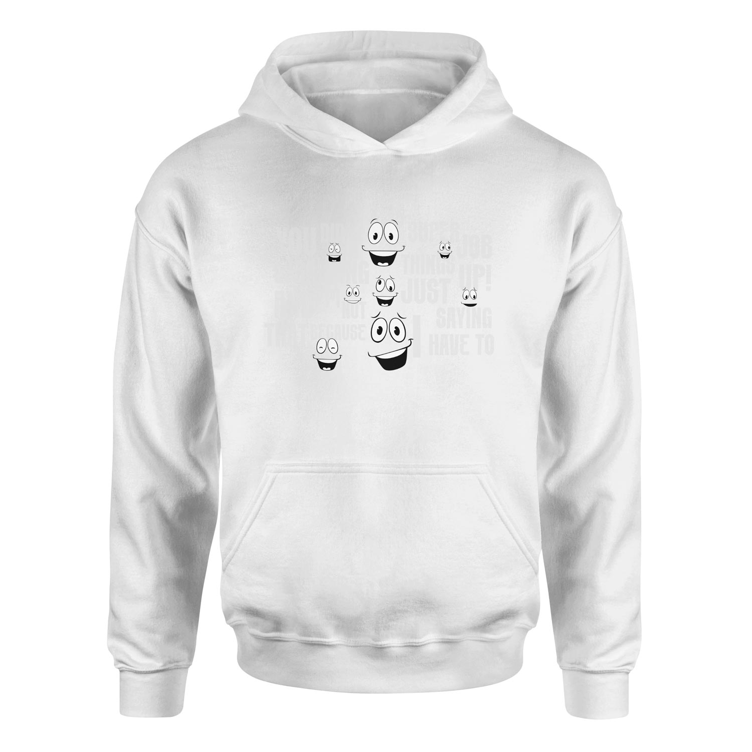 Yes Man Hoodie S - Beyaz