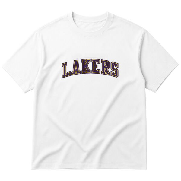 Los Angeles Oversize Tişört S - Beyaz