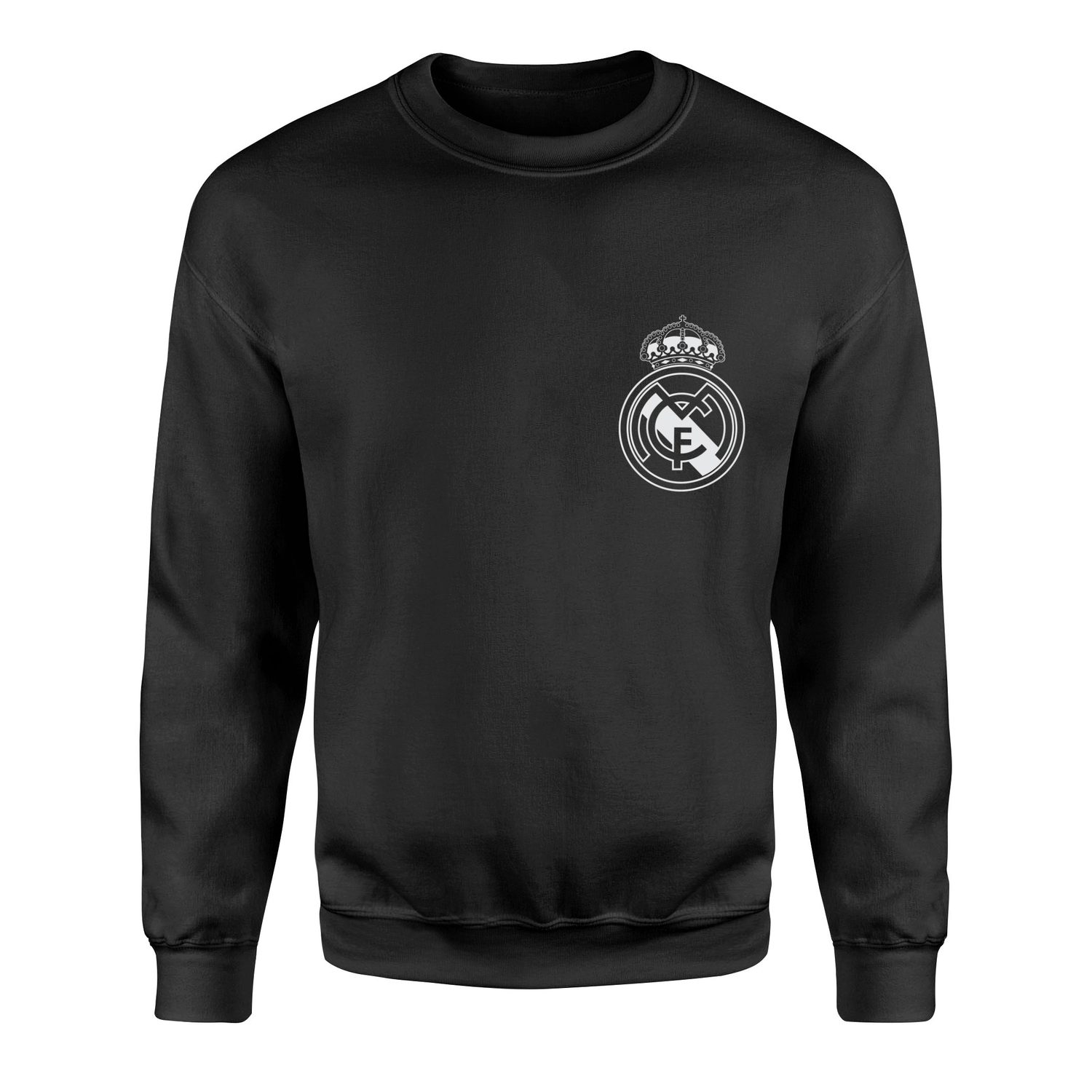 Real Madrid Badge Sweatshirt S - Siyah