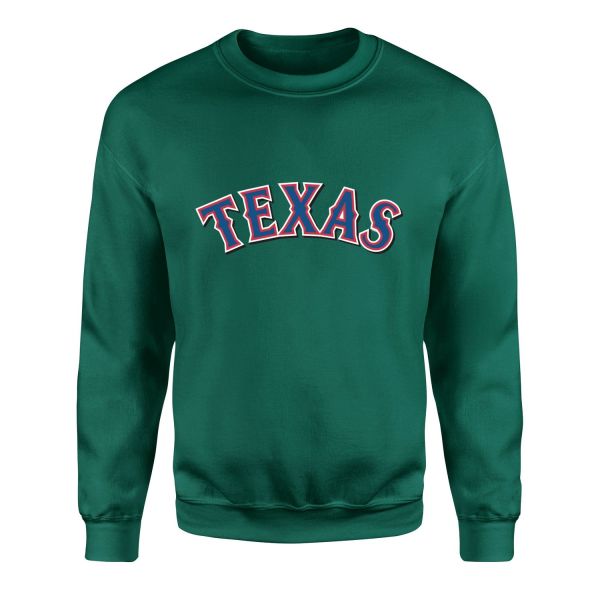 Texas Rangers Arch Sweatshirt M - Nefti Yeşili
