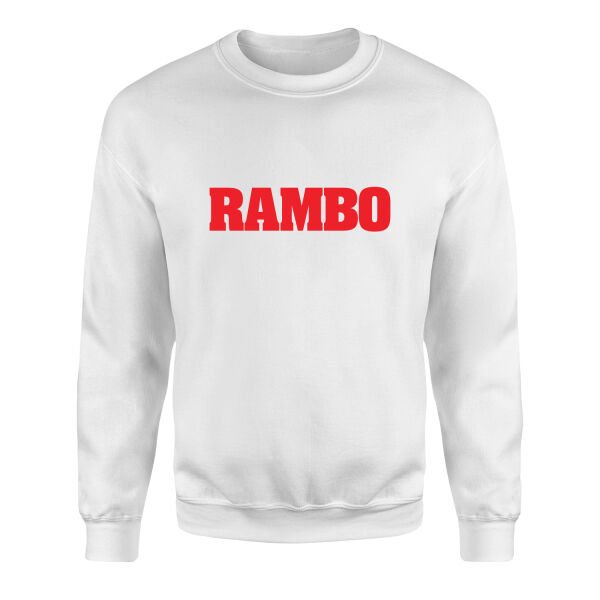 RAMBO Sweatshirt XL - Beyaz
