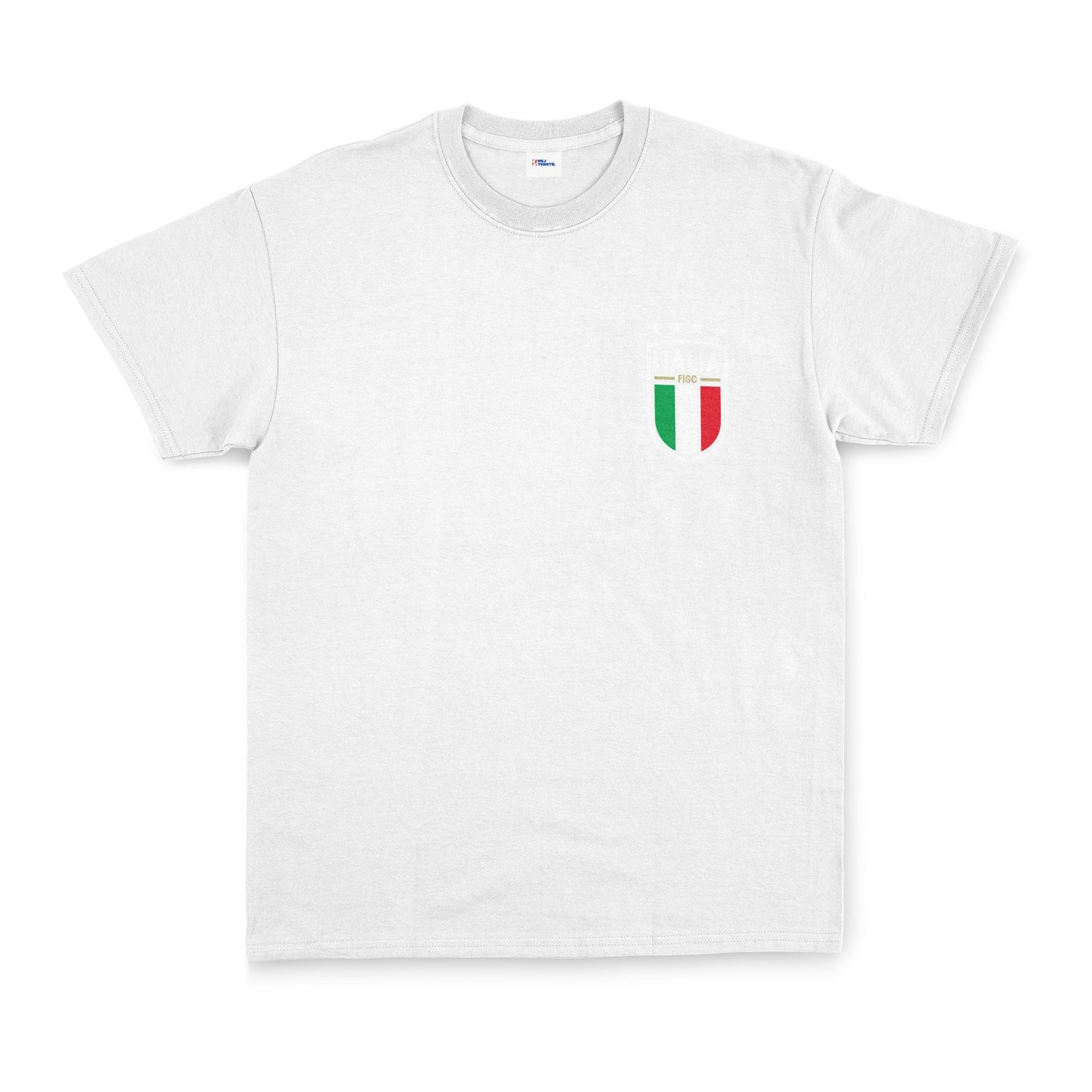 Italia Azzurri Tişört S - Beyaz