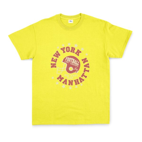 New York Manhattan Tişört XL - Sarı