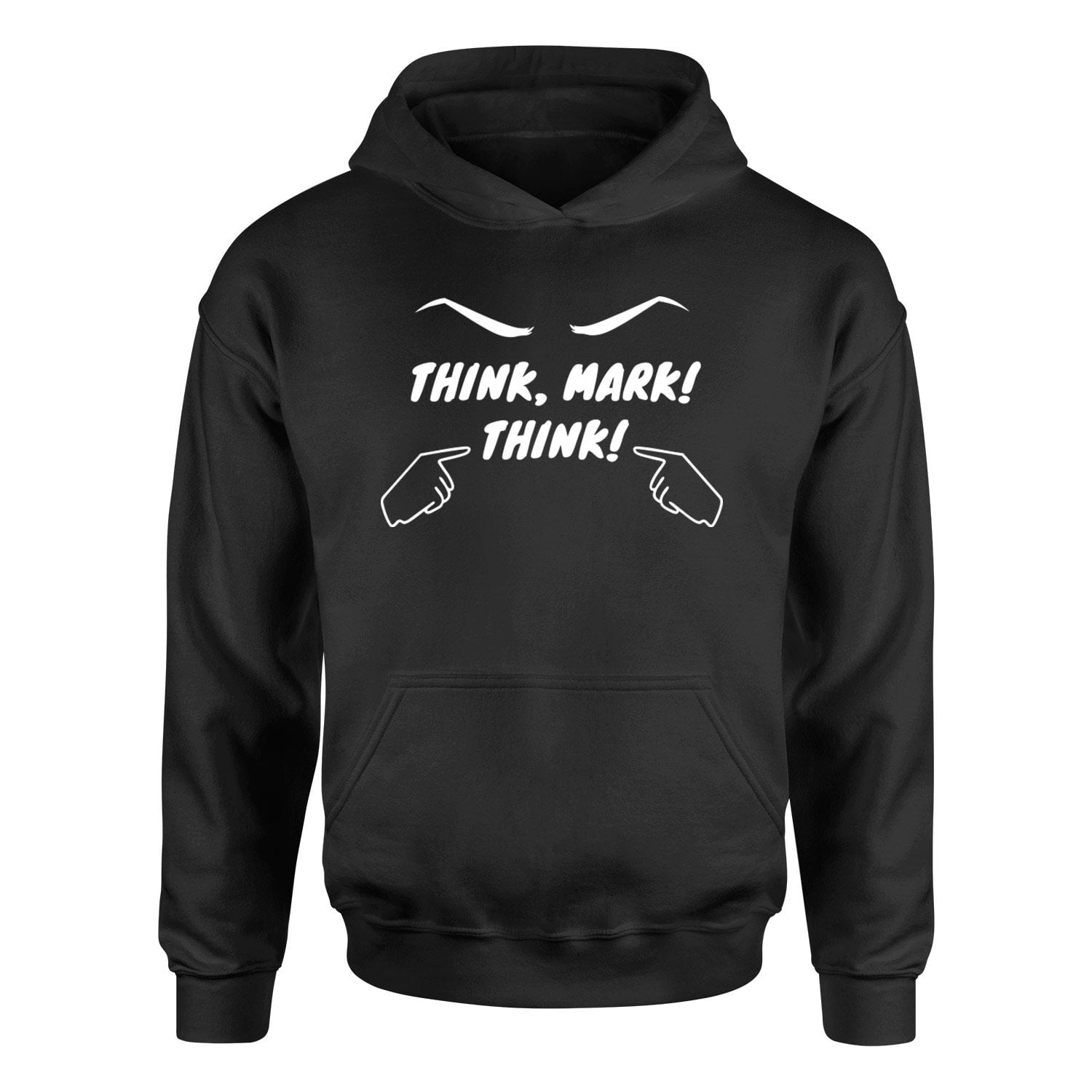 Think Mark Think Hoodie XL - Siyah