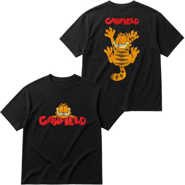 Garfield SP Oversize Tişört M - Siyah