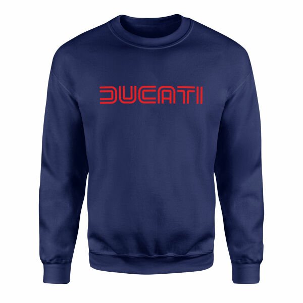 Ducati Racing Lines Sweatshirt L - İndigo Mavisi