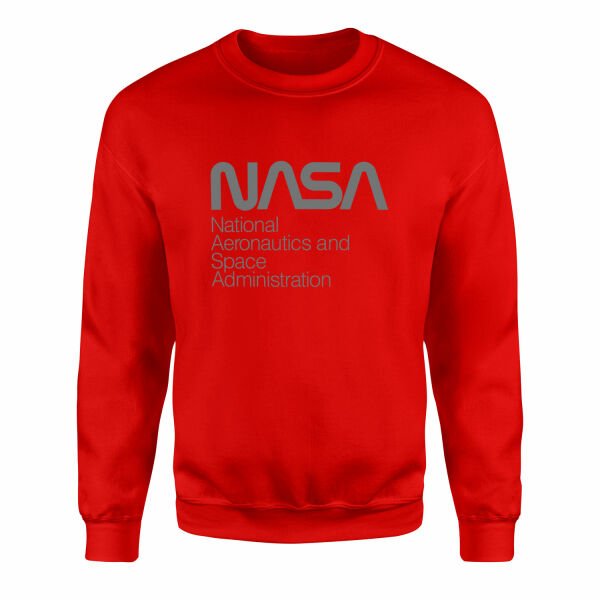 NASA Sweatshirt XL - Kırmızı