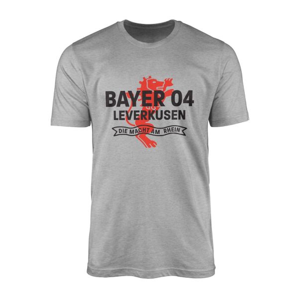 B04 Leverkusen Die Macht Am Rhein Tişört M - Gri