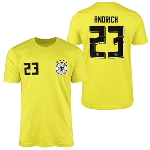 Robert Andrich | Almanya 2024 Forma Tişört XL - Gri
