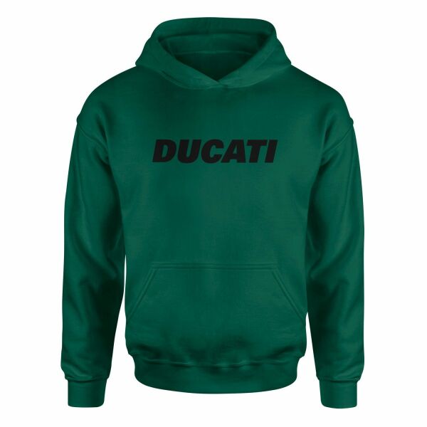 Ducati Black Hoodie M - Nefti Yeşili