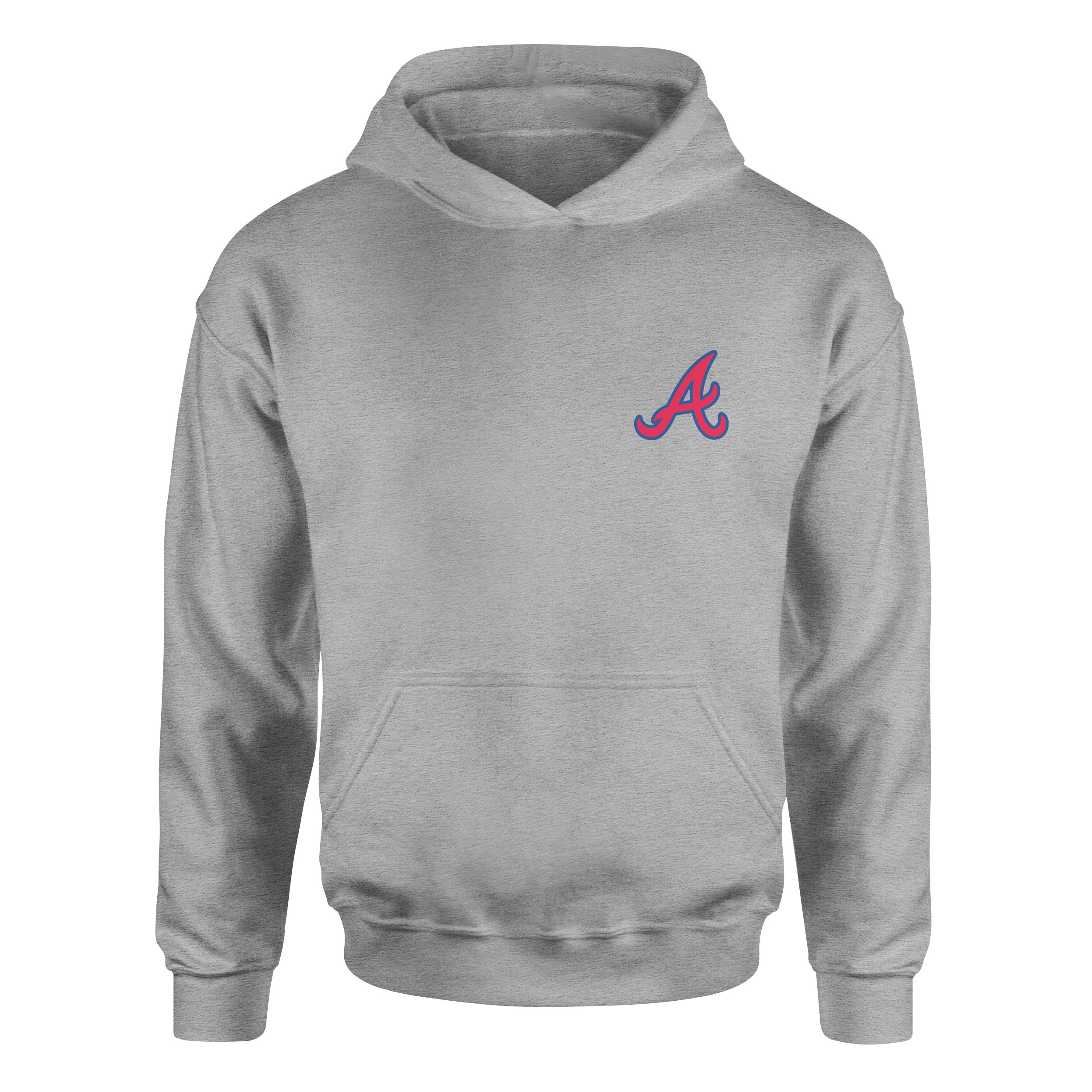 Atlanta Braves Hoodie L - Gri