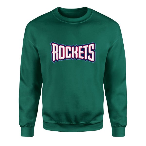 Rockets Icon Sweatshirt M - Nefti Yeşili