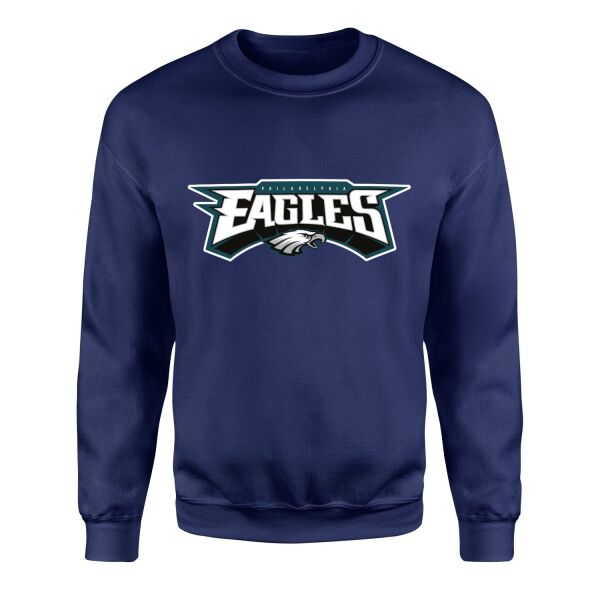 Philadelphia Eagles WL Sweatshirt XL - İndigo Mavisi