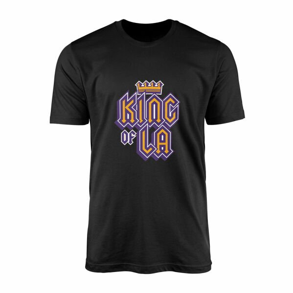 King of LA Tişört XXL - Siyah