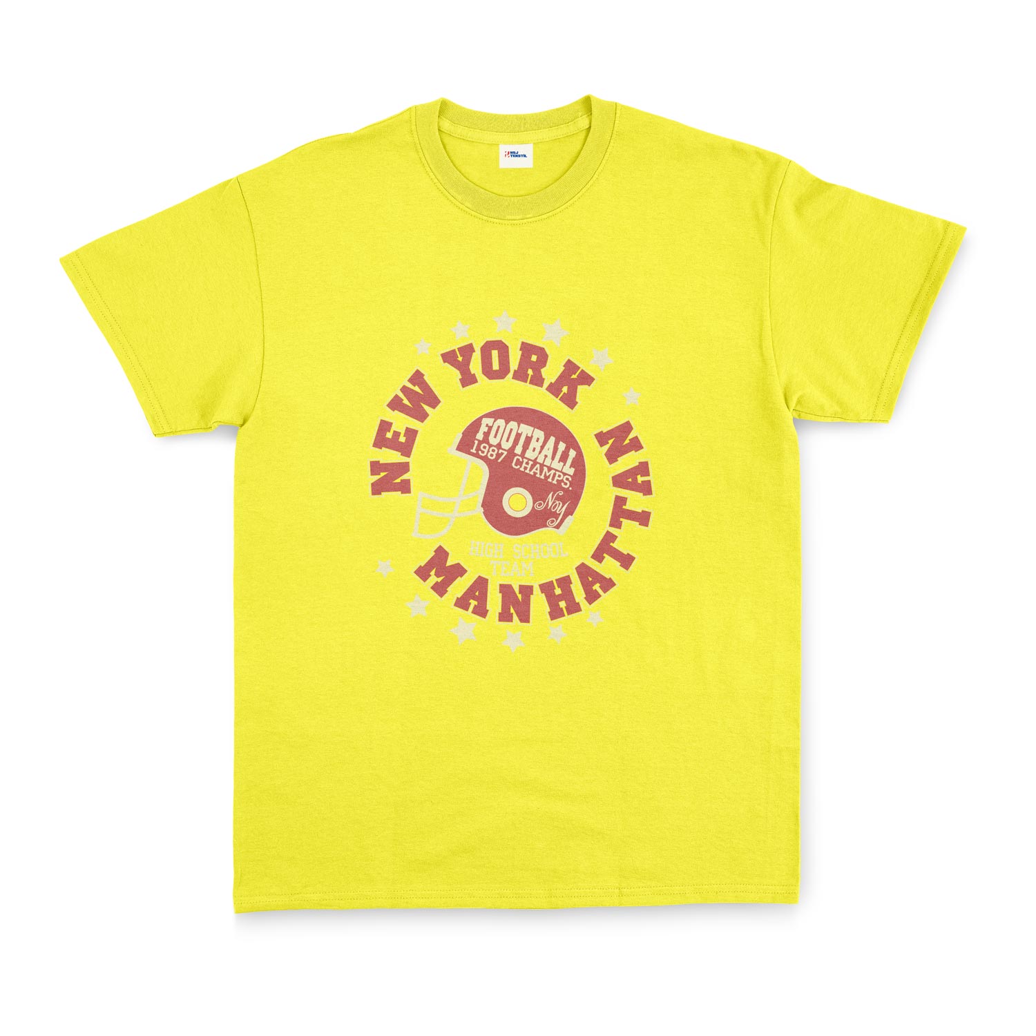 New York Manhattan Tişört XXL - Sarı