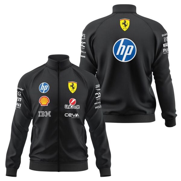 Scuderia Ferrari Teamline 2025 Fermuarlı Sweatshirt XXL - Siyah | OUTLET